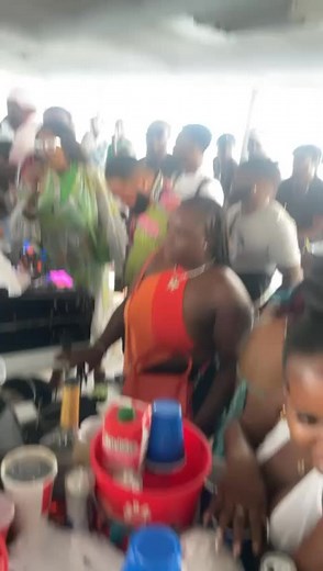 Leisurely Boat Party: Socializing and Vibrant Fashion