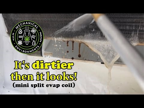 A Surprisingly Dirty Mini Split, Deep Cleaning Before and After