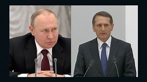 Putin puts foreign intelligence chief on the spot