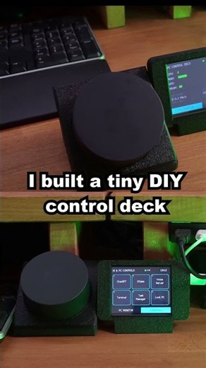 I Built a Tiny ESP32 Control Deck for My PC