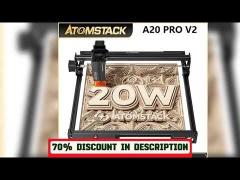 A must-have product! Atomstack A20 Pro V2 Laser Engraver machine Machine 20W Quad-Laser Cutter Me