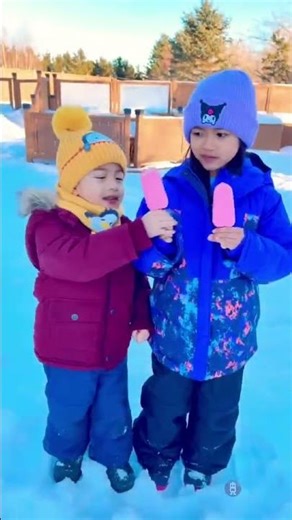 Siblings prank each other 🍦😆