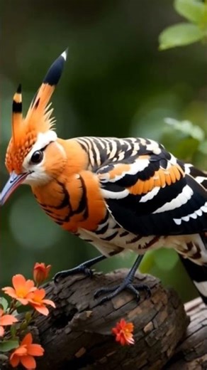 Hoopoe Beauty That Will Blow Your Mind 🤯✨ #VibesBirds #trending
