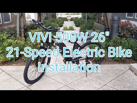 VIVI 500W Electric Bike Installation