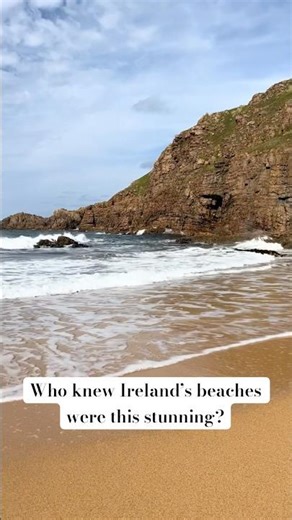 Exploring Ireland's Golden Beach: Epic Views and Hidden Gems #ireland #goldenbeach #subscribe