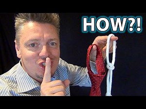 Magic ONE HANDED INSTANT KNOT Trick!