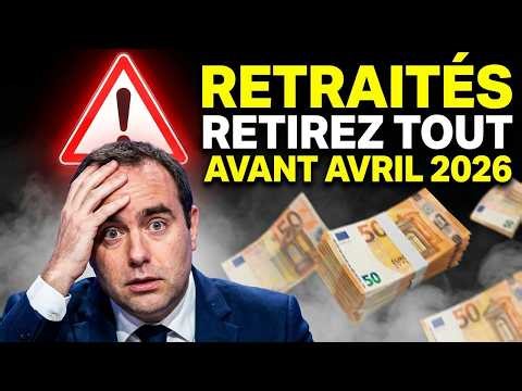 Attention retraités : retirez cette somme de votre compte bancaire en France avant avril 2026