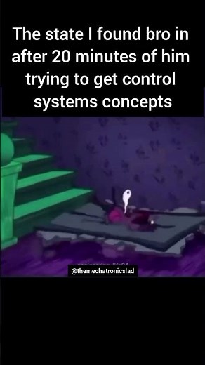 20 minutes of Control Systems and bro completely lost it 🧠💀#ControlSystems #EngineeringMemes #Mecha