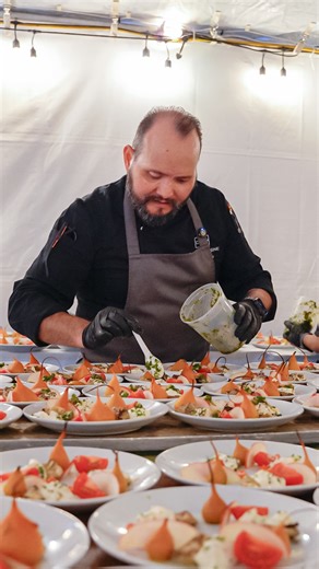 Meet Chef Andro Franetovic, Executive Sous Chef at Design Cuisine. “Food is more than flavor; It’s memory, family, and connection.” Chef Andro focuses on creating dishes that are thoughtful and expressive, shaped by culture, curiosity, and the everyday moments that inspire him. | Design Cuisine