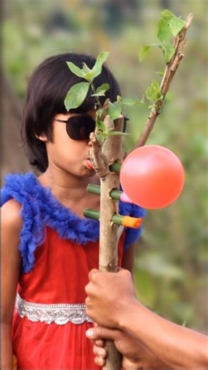 New Bamboo Creations with Two Colour Balloon Toys #craft #diy handmade