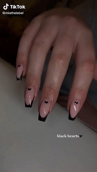 Chic Black French Tips Nail Tutorial