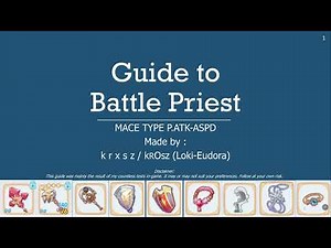 Mace Battle Priest | Guide | Ragnarok X: Next Generation (ROX)
