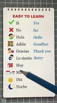 VOCABULARIO BÁSICO EN INGLÉS – APRENDE INGLÉS PARA PRINCIPIANTES 📖🇺🇸🤩 #ingles #aprenderingles