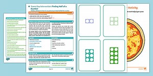 Year 1 Maths Same-Day Intervention Plan: Finding Half of a Number