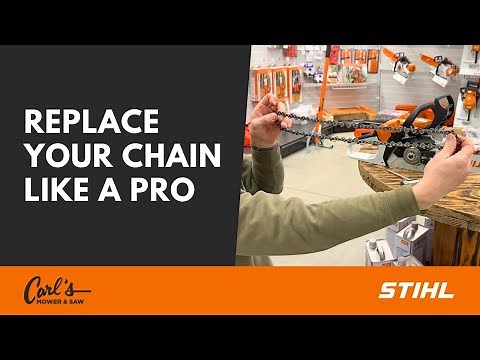 How to Replace Your STIHL Chainsaw Chain in Under 2 Minutes