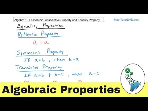 Associative & Equality Properties in Algebra