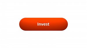 Download Animation of 'Invest' Button Clicked by Computer Mouse with Color Changing Effect and Confirmation Tick for free