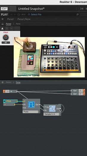 Reaktor 6 Primary Samplecrushing #shorts #reaktor #synth #synthesizer | Simon Hutchinson