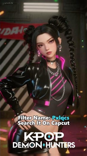 Filter name: pxlqcs 🔥✨ Search it on CapCut #kpopdemonhunters #kpopidol