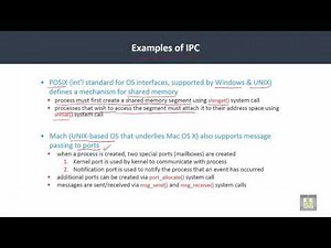 Operating Systems | C3-L11 | Examples of IPC