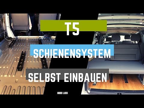 "Retrofit the Classic T5 Rail System || VW T5 Conversion to a California Camper || Camper Conversion