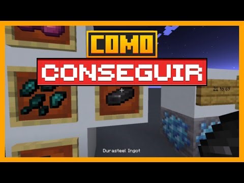 COMO OBTER DURASTEEL NO MINECRAFT COM O MOD MYTHIC METALS