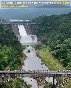 Overflow Control by Giant Dam #DamWaterRelease #HydroControl #RiverOverflow #ReservoirSafety #NatureEngineering | Deep Dive News