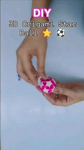 DIY Magic Paper Ball | Easy Origami Craft for Kids 🌟