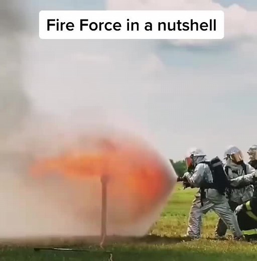 Yes I know the song is from MHA but I still think the meme is accurate 🤷🏾‍♂️ 😂 #mha #fireforce #firefighters #yousayrun #meme #anime