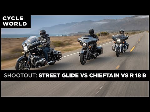Soul, Scenery, and Storage: 2021 Street Glide vs. 2021 Chieftain vs. 2022 R 18 B | Cycle World