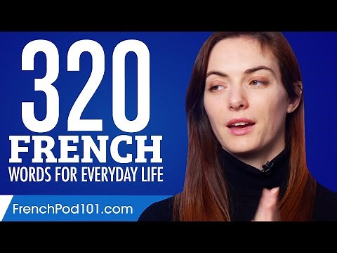 320 French Words for Everyday Life - Basic Vocabulary #16