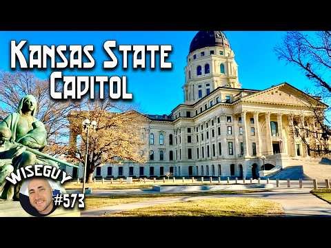 Climbing to the TOP of the Kansas State Capitol Building ||| Topeka, Kansas