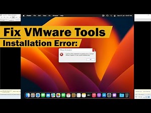 Could not find component on update server VMware tools - Unable to install VMware tools