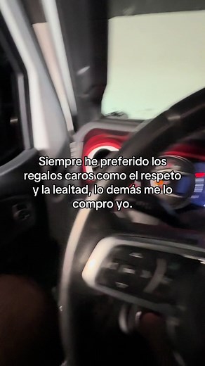 Regalos caros: lealtad y respeto por encima de todo