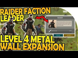 NEW RAIDER FACTION LEADER - LEVEL 4 METAL WALL EXPANSION! - Last Day On Earth Survival 1.7.1 Update