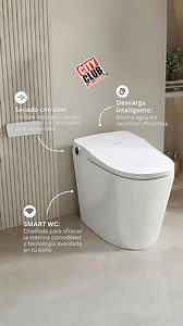 Haz de tu baño un espacio de lujo en el hogar. 😉 El Sanitario Inteligente EMERALD es el baño moderno más completo que existe. Con bidet integrado y asiento caliente, es la tecnología en el baño definitiva. ¡Una inversión en confort total! 🚽🚻 #CityClub #Bañomoderno #Productosdelhogar #Sanitario | City Club