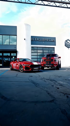 Red Beast Duo — The Cleanest Mustang & Truck Combo You’ll See Today!