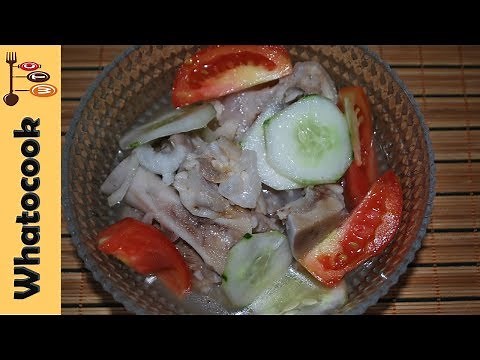 How To Make Trinidad Pig🐖 Foot Souse