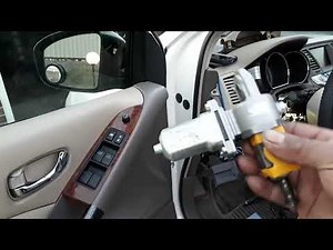 Nissan Murano LE Steering Tilt Motor Gear Replace and Install Step by Step,