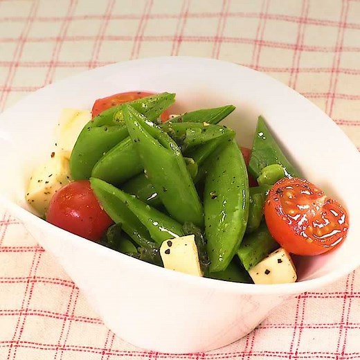 おしゃれ副菜！ スナップエンドウのイタリアン和えのレシピ動画・作り方 | デリッシュキッチン