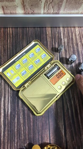 High Precision Digital Pocket 200g 0.01g portable digital pocket scale small household gram weight scale can be used for kitchen weighing gold, jewelry, spices, etc. gram scale milligram scale 0612-3