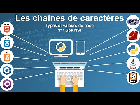 Les chaînes de caractères - PYTHON - 1ERE - Spé NSI