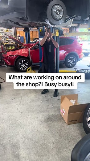 It was a crazy week but the guys got it all done!! Great team! #mechaniclife #mechanic #technician #autorepair #honda #dodge #chrysler #audi #vw #landrover #cartok #car #fix #diagnostics #viral #fyp #foryou #work