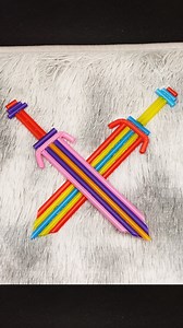 4.2K views · 15 reactions | DIY Sword with Straws ️ | Colorful Straw Sword Craft for Kids Rainbow Straw Sword ️ | Easy & Fun DIY Craft Idea for Kids How to Make a Sword Using Straws ️ | Cool & Creative Paper Straw Craft DIY Colorful Sword with Straws ️ | Simple Weapon Craft for Kids Easy Straw Sword Craft ️ | Fun Rainbow DIY for Kids & Beginners | MNS Crafts | Facebook