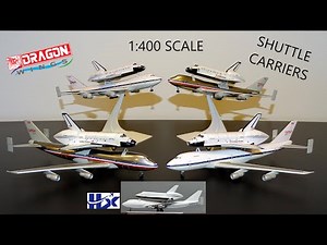 Amazing! NASA Space Shuttle Carrier 747 Aircraft in 1:400 Scale