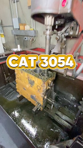 37K views · 375 reactions | CAT 3054 “Perk-a-Pilar” being machined...