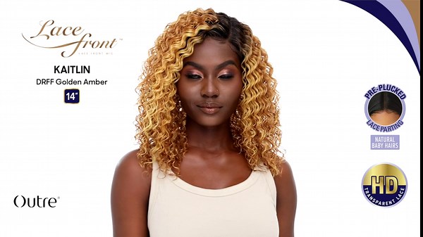 Outre Lace Front Wig - KAITLIN (OFF BLACK 1B)