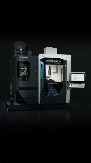 DMG MORI on Instagram: "⚒️🦾 The new ULTRASONIC 60 Precision sets new standards in machining hard-brittle materials. With its powerful speedMASTER spindle delivering 20,000 rpm and an integrated ULTRASONIC actuator, process forces are reduced by up to 50%. Designed for precision and stability, it ensures reliable performance in even the most demanding applications. ⚙️ #dmgmori #dmgmorinews #ULTRASONIC60 #precisionmachining #worldpremiere #CNCmachines #innovation"