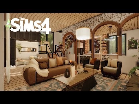 3 Floor Modern Family House✨| NoCC | ASMR Speedbuild | The Sims 4