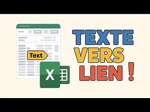 📊 Excel : Comment Transformer du Texte en Lien Hypertexte